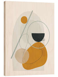 Cuadro de madera Abstract Shapes II - Branka Kodžoman