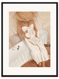 Gerahmter Kunstdruck Sommerlektüre II