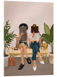 Acrylglasbild Wir lesen