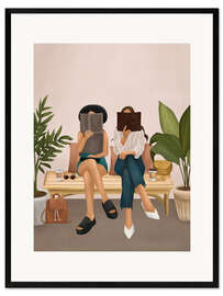 Impresión de arte enmarcada We're Reading - Branka Kodžoman