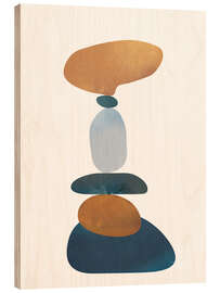Obraz na drewnie Balancing Stones II - Branka Kodžoman