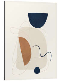 Alubild Spiralförmige Geometrie III