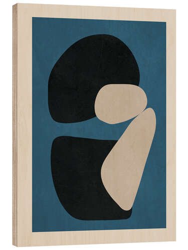 Cuadro de madera Abstract Balance III