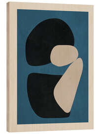 Cuadro de madera Abstract Balance III