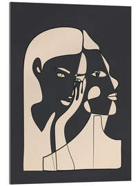 Quadro em acrílico Abstract Faces II