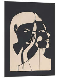 Stampa su plexi-alluminio Abstract Faces II
