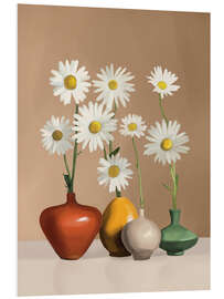 Hartschaumbild Daisy Harmony