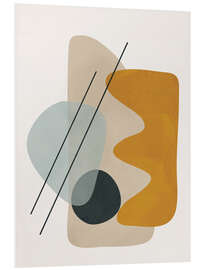 Hartschaumbild Abstrakte Formen I