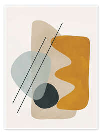 Obraz Abstract Shapes I - Branka Kodžoman