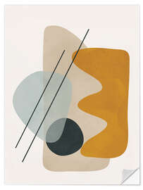 Wandsticker Abstrakte Formen I