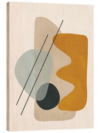 Cuadro de madera Abstract Shapes I - Branka Kodžoman