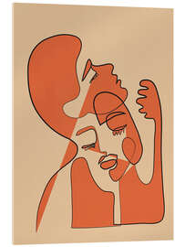 Acrylic print Abstract Faces I - Branka Kodžoman