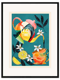 Impresión de arte enmarcada Tea Time - Branka Kodžoman