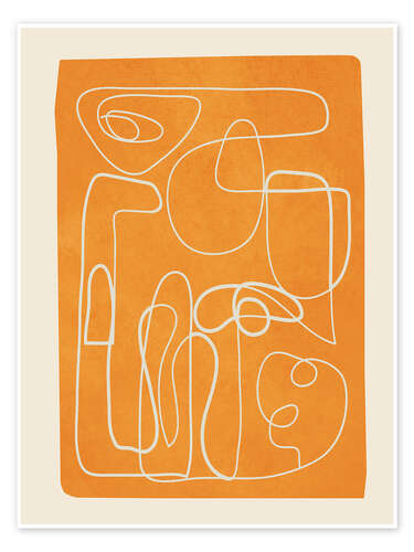 Plakat Lines in Space III