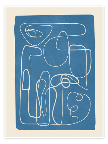 Plakat Lines in Space II