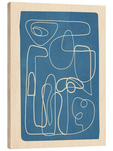 Obraz na drewnie Lines in Space II