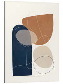 Alubild Spiralförmige Geometrie II