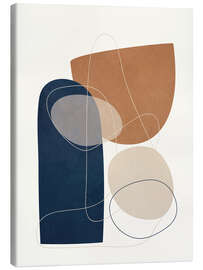 Lienzo Spiraling Geometry II - Branka Kodžoman