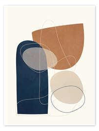 Obraz Spiraling Geometry II - Branka Kodžoman