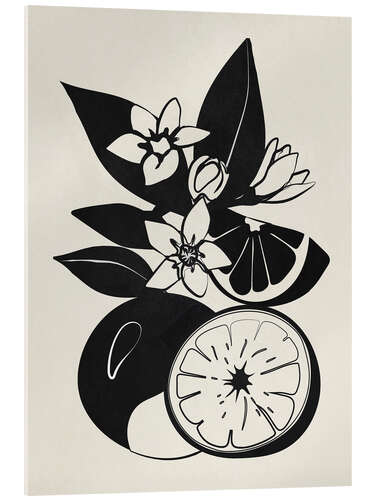 Acrylic print Minimalist Oranges II