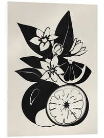 Acrylic print Minimalist Oranges II