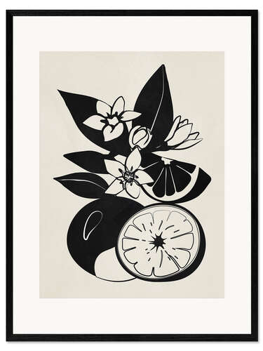 Stampa artistica con cornice Minimalist Oranges II