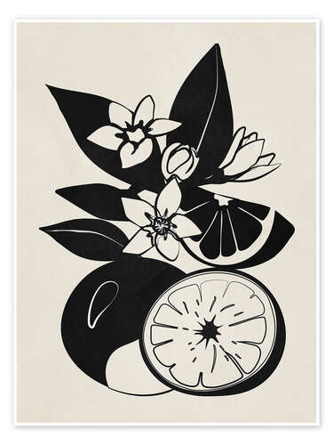 Plakat Minimalist Oranges II