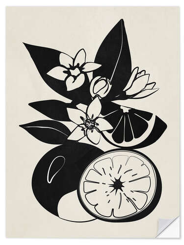 Wall sticker Minimalist Oranges II
