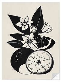 Wall sticker Minimalist Oranges II