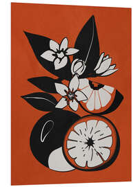 PVC print Minimalist oranges I