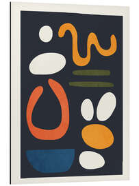 Alubild Abstract Colourful Setting I - Branka Kodžoman