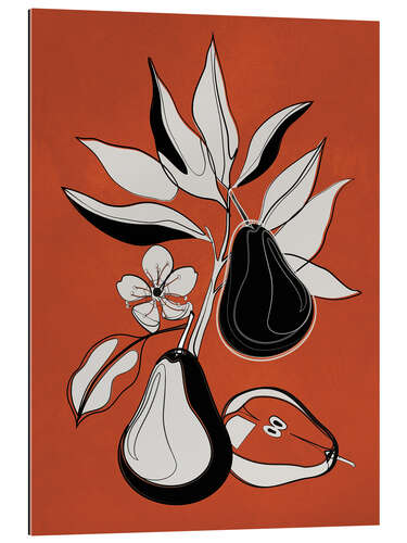 Gallery print Line Art Pears II