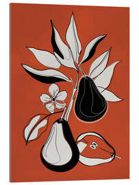 Gallery print Line Art Pears II