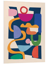 Hartschaumbild Moderne abstrakte Kunst II