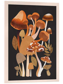 Acrylglasbild Pilze II