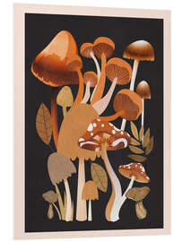 Hartschaumbild Pilze II