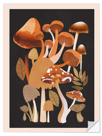 Wandsticker Pilze II