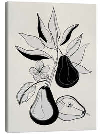 Canvas-taulu Line Art Pears I