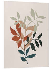 Hartschaumbild Weiche Blätter