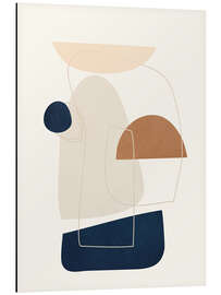 Quadro em alumínio Spiraling Geometry I