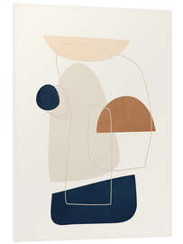 Hartschaumbild Spiralförmige Geometrie I