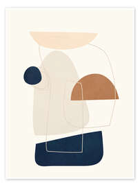 Plakat Spiraling Geometry I