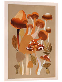 Acrylglasbild Pilze I