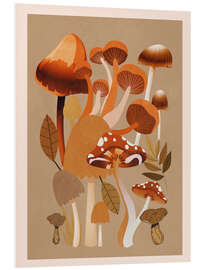 Hartschaumbild Pilze I