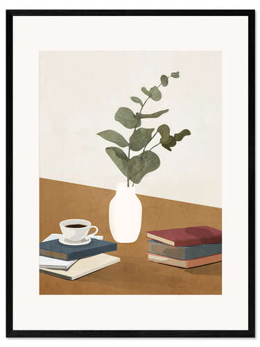 Framed art print Vase Design