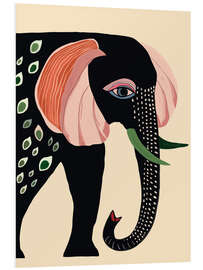 Hartschaumbild Orientalischer Elefant