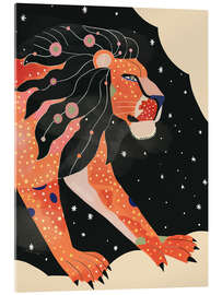 Acrylglas print Astral Lion - Artsy Sesta
