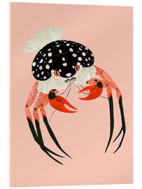 Acrylic print Vivid Crab - Artsy Sesta