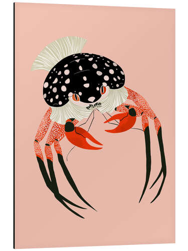 Aluminium print Vivid Crab