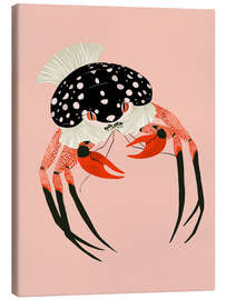 Canvas print Vivid Crab - Artsy Sesta